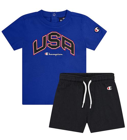 Champion Champion ShortssÃ¦t - T-shirt/Shorts - Mazarine Blue