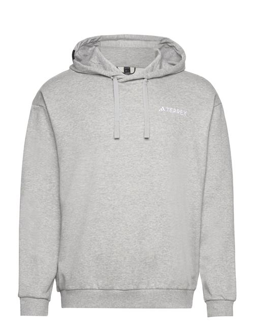 Se adidas Terrex Tx Logo Hoody Adidas Terrex Grey ved Booztlet