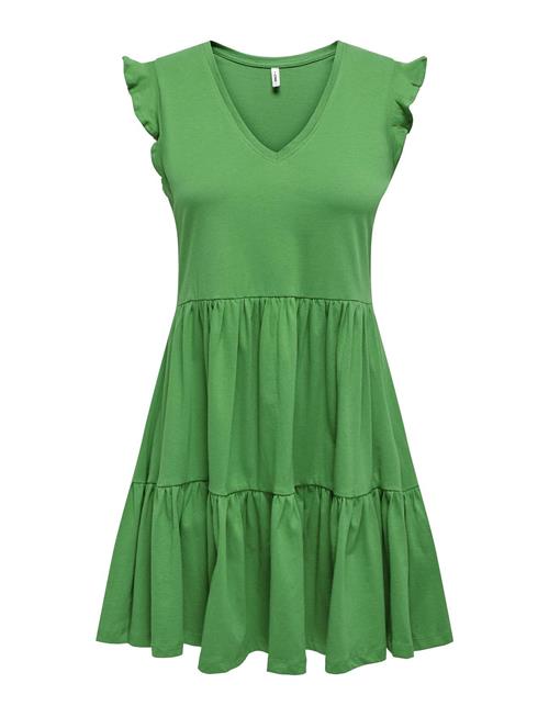 Onlmay Cap Sleeves Frill Dress ONLY Green