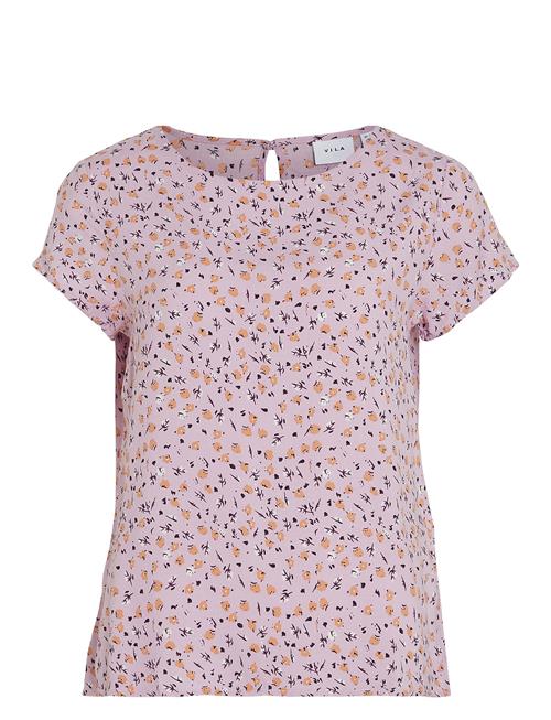 Se Vila Vipaya S/S Top - Noos Vila Pink ved Booztlet