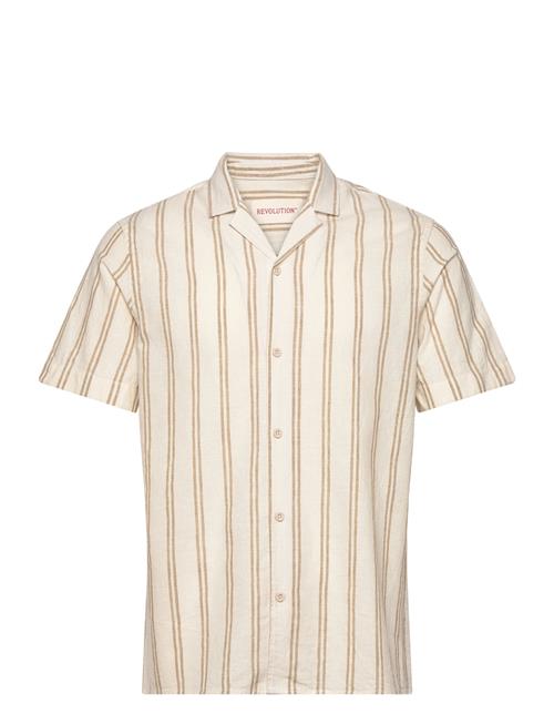 Revolution Short-Sleeved Cuban Shirt Revolution Beige