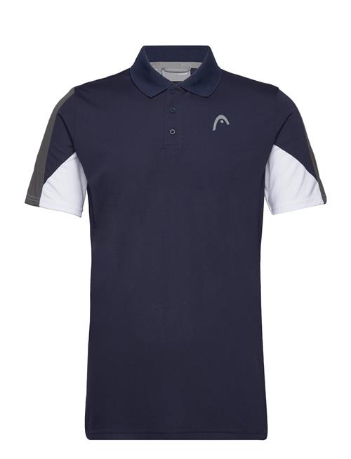 Club 22 Tech Polo Shirt Men Head Navy