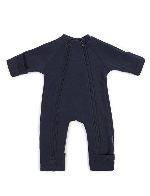 Se Jumpsuit, Merino Wool W. 2 Zip, Navy Smallstuff Navy ved Booztlet