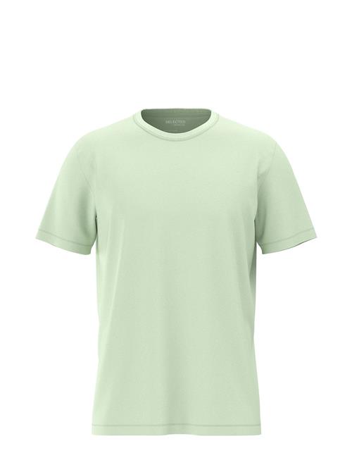 Se Selected Homme Slhaspen Ss O-Neck Tee Noos Selected Homme Green ved Booztlet