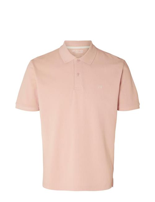 Selected Homme Slhdante Ss Polo Noos Selected Homme Pink