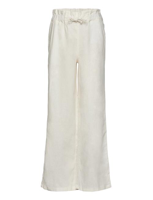 Kogcaro Pb Wide Linen Bl Pant Pnt Kids Only Cream