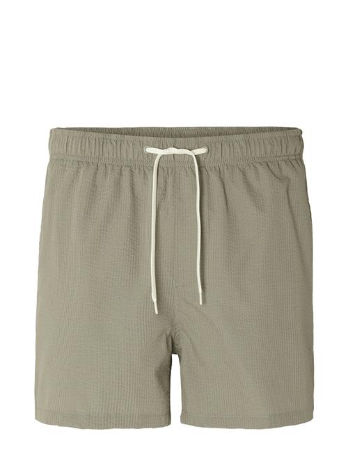 Selected Homme Slhcooper-Seersucker Swimshorts Selected Homme Green