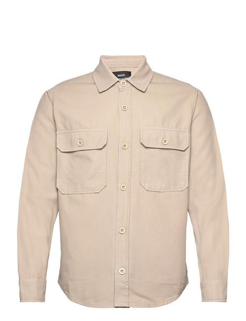 Mads Nørgaard Dyed Canvas Skyler Shirt Mads Nørgaard Beige