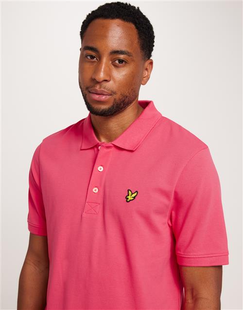 Lyle & Scott Plain Polo Shirt Kortærmede poloer Electric Pink