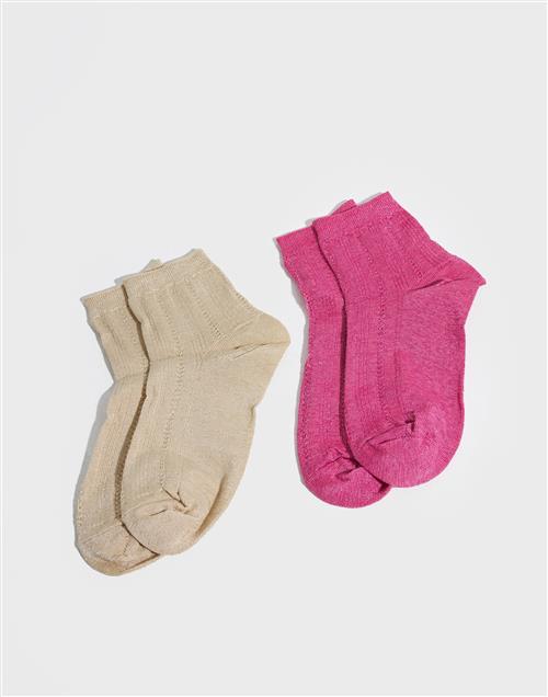 BECKSÖNDERGAARD - Mønstret - Glitter Dollie Sock 2 Pack