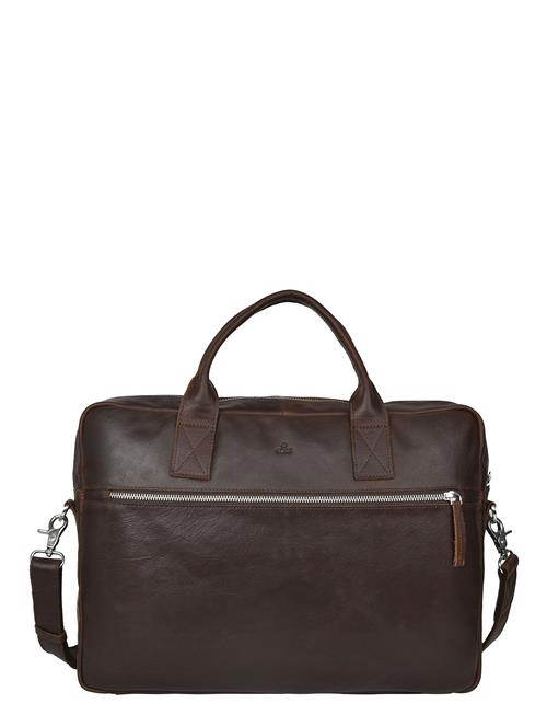 Se Adax Catania Briefcase Tobias 15,6' Adax Brown ved Booztlet