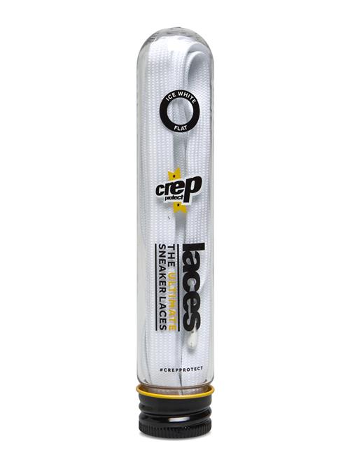 Crep Protect Flat Laces Crep Protect White