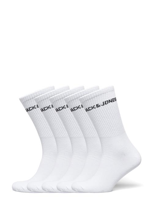 Jack & Jones Jacbasic Logo Tennis Sock 5 Pack Noos Jack & J S White