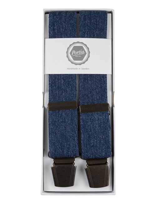 Melange Suspenders Portia 1924 Navy