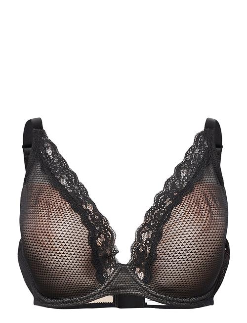 Brooklyn Plunge T-Shirt Bra Passionata Black