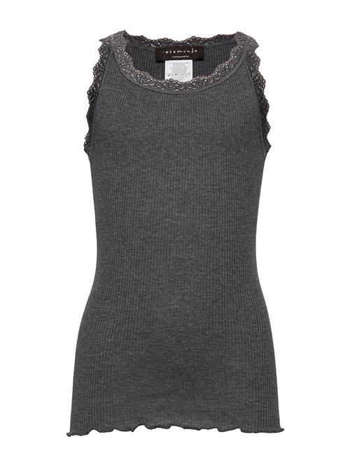 Beatha Silk Top W/ Lace Rosemunde Kids Grey