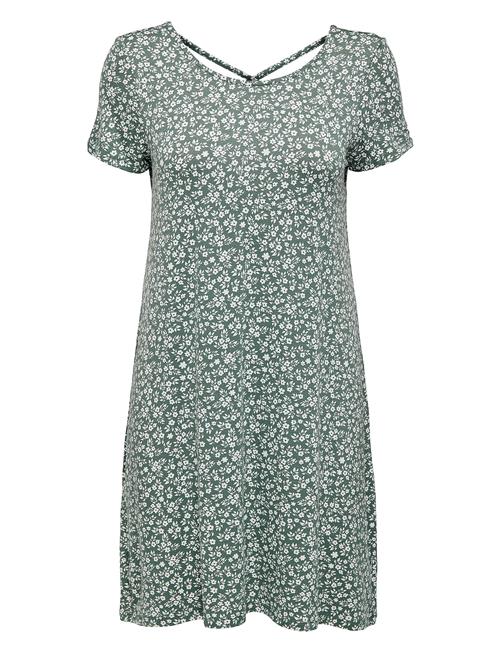 Onlbera Back Lace Up S/S Dress Jrs ONLY Green