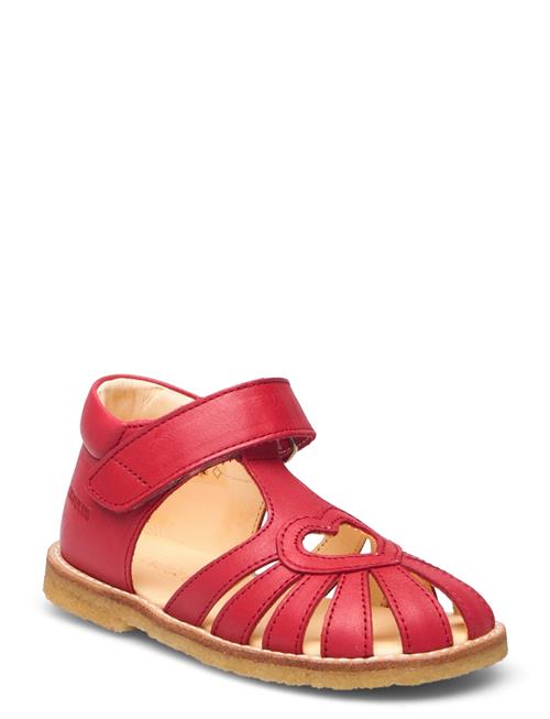 Se ANGULUS Sandals - Flat - Closed Toe - ANGULUS Red ved Booztlet