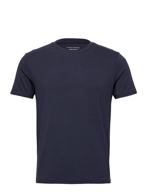 Bamboo/Cotton Crew Tee Panos Emporio Navy