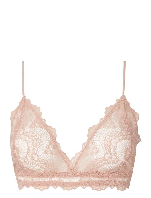 Understatement Underwear Naked Lace Bralette Understatement Underwear Pink