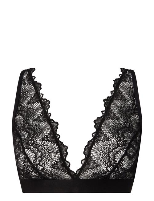 Se Understatement Underwear Saboteur Plunge Bralette Understatement Underwear Black ved Booztlet