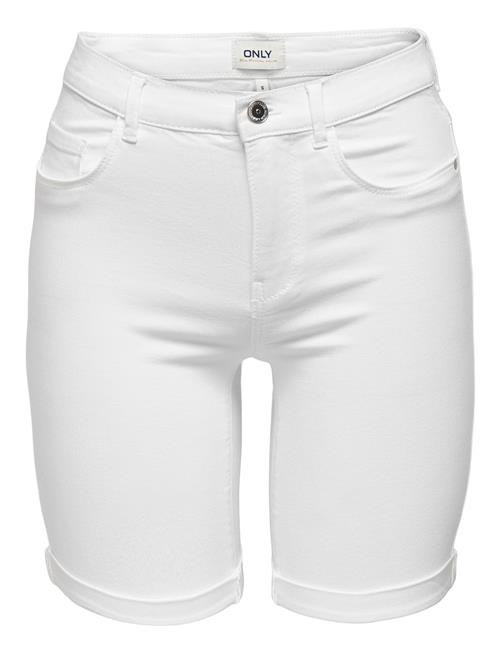 Se ONLY Onlrain Life Mid Long Dnm Shorts Noos ONLY White ved Booztlet