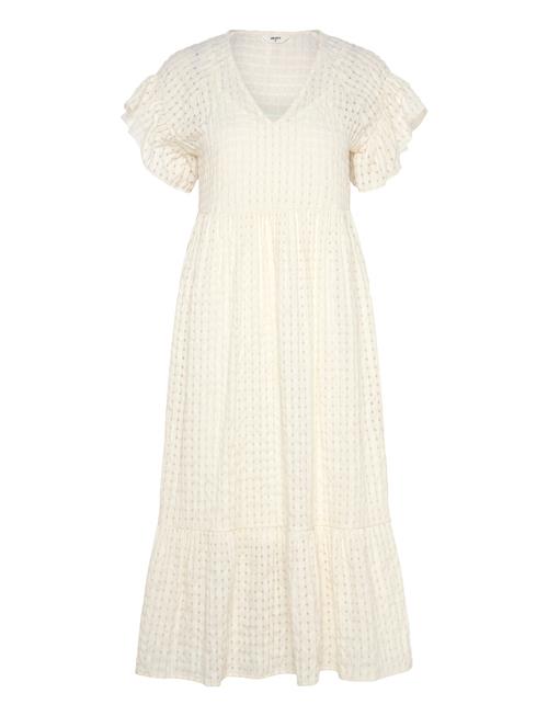 Object Objvita S/S Long Dress Rep Object Cream