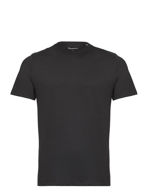 Se Knowledge Cotton Apparel Agnar Basic T-Shirt - Regenerative Knowledge Cotton Apparel Black ved Booztlet