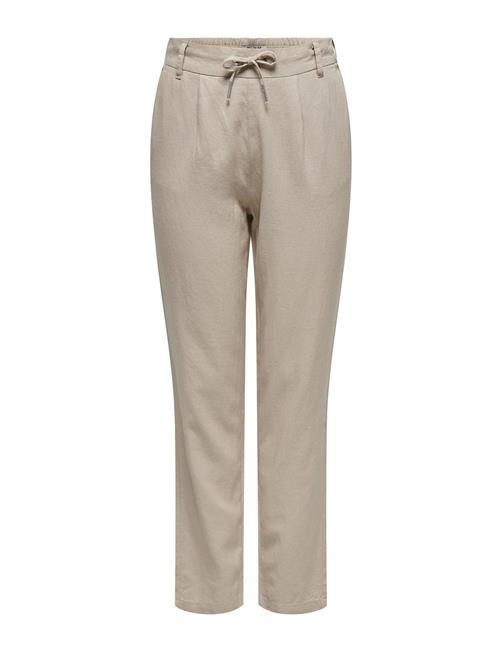 Se Onlcaro-Poptrash Easy Linen Bl Pnt ONLY Cream ved Booztlet