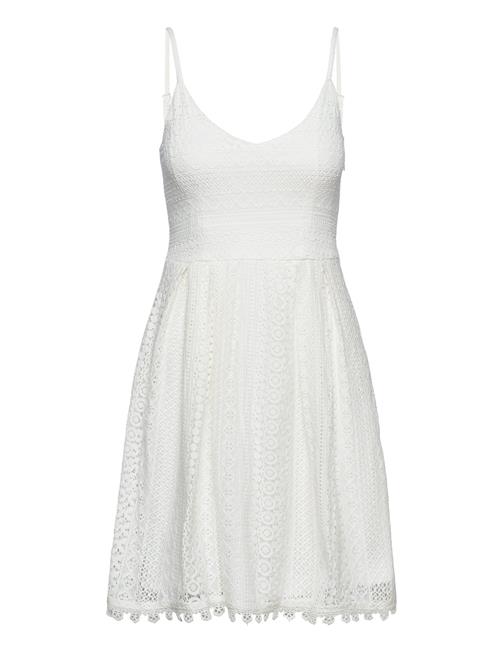 ONLY Onlhelena Lace S/L Short Dress Wvn ONLY White