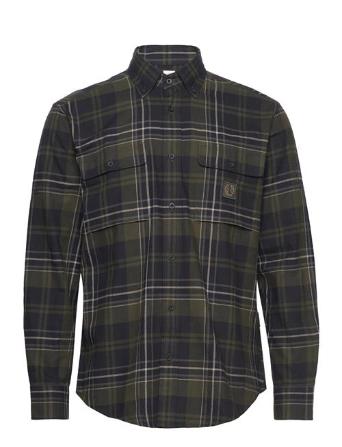 Chevalier Heron Flannel Shirt Men Chevalier Green