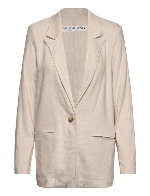 Pulz Jeans Pzluca Blazer Pulz Jeans Beige