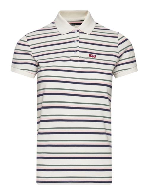 Se LEVI´S Women Slim Polo Supermarket Stripe N LEVI´S Women White ved Booztlet