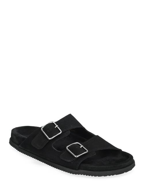 Garment Project Blake Sandal - Black Suede Garment Project Black