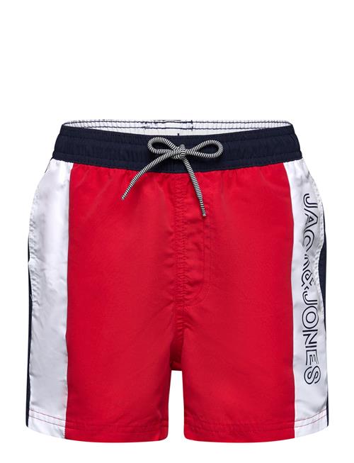 Jack & Jones Jpstfiji Jjswim Colorblocking Ly Jnr Jack & J S Red