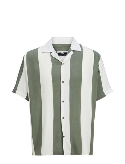 Jack & Jones Jcojeff Aop Resort Shirt Ss Relax Ln Jack & J S Green