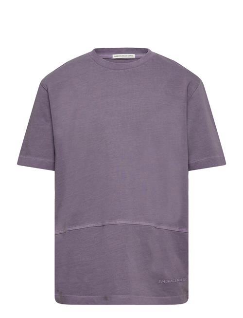 Garment Dye T-Shirt Tom Tailor Purple