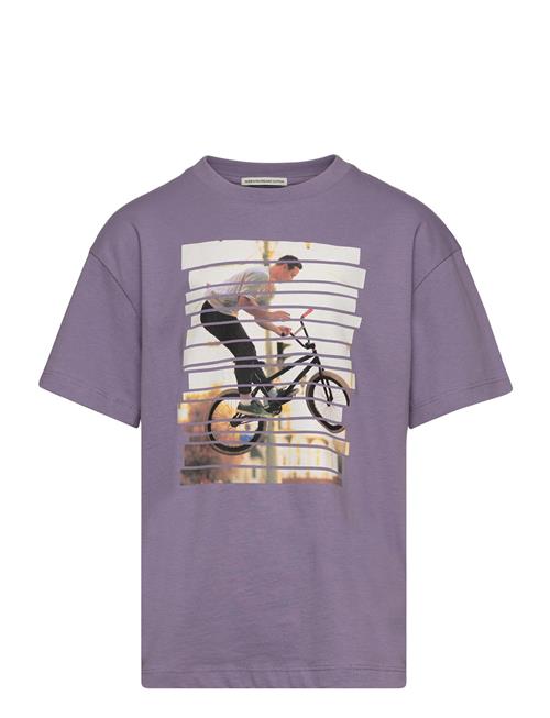 Tom Tailor Over Printed T-Shirt Tom Tailor Purple