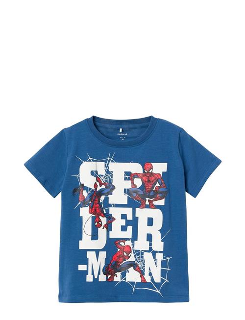 Nmmmakan Spiderman Ss Top Mar Name It Blue