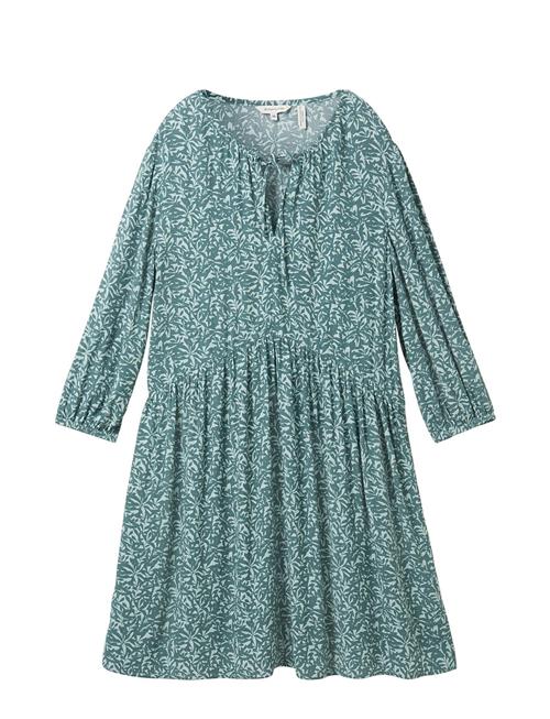 Feminine Printed Dress Tom Tailor Green