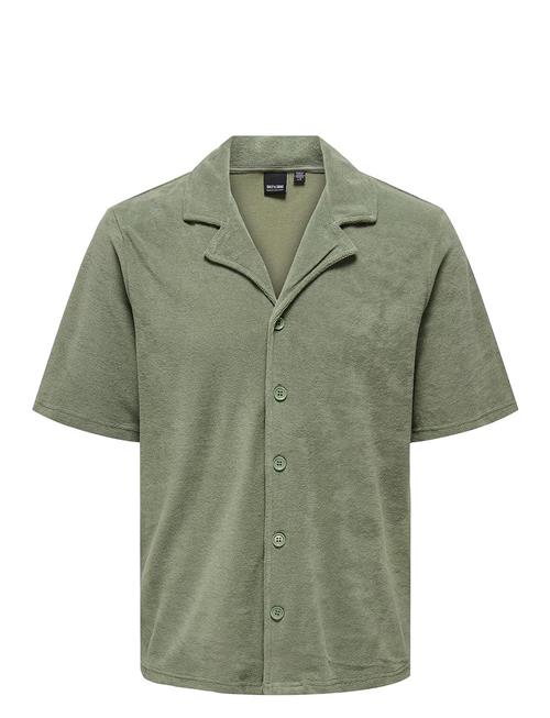 ONLY & SONS Onsdeniz Reg Ss Terry Shirt Cs ONLY & SONS Green