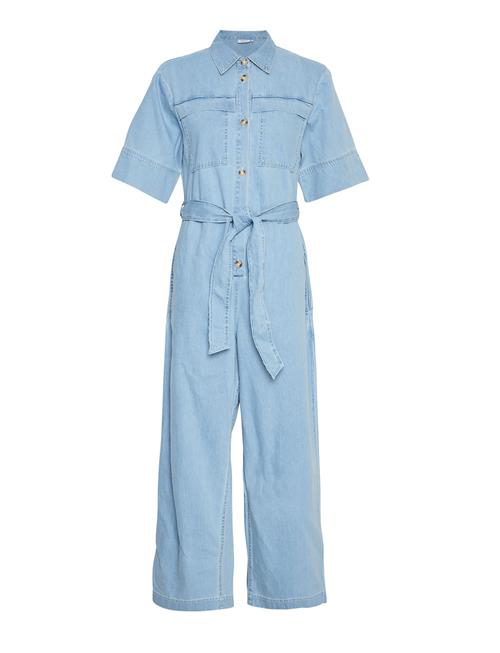 Se MSCH Copenhagen Mschshayla 2/4 Jumpsuit MSCH Copenhagen Blue ved Booztlet