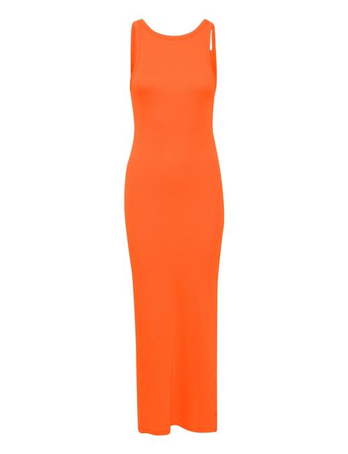 Gestuz Drewgz Sl Reversible Long Dress Gestuz Orange