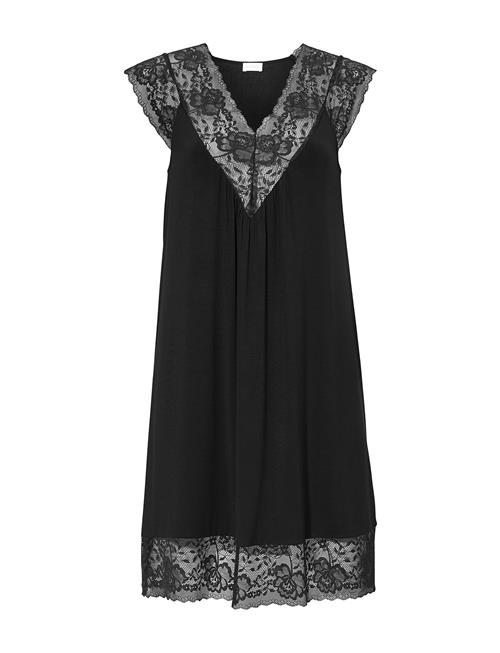 Nightdress No Sleeve Emelie Damella Of Sweden Black