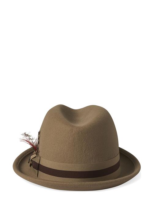 Se Brixton Gain Fedora Brixton Beige ved Booztlet