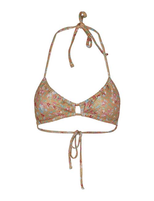 Pieces Pcasine Shine Bikini Top Sww Pieces Beige