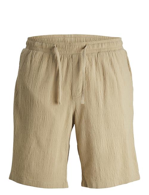 Jack & Jones Jpstjaiden Jjcrinkle Jogger Short Sn Jack & J S Beige