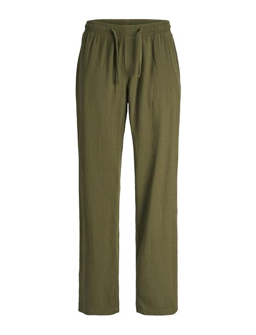 Jack & Jones Jpstbill Jjwide Crinkle Jogger Pant Jack & J S Green