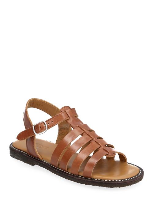 Se ANGULUS Sandals - Flat - Open Toe - Op ANGULUS Brown ved Booztlet