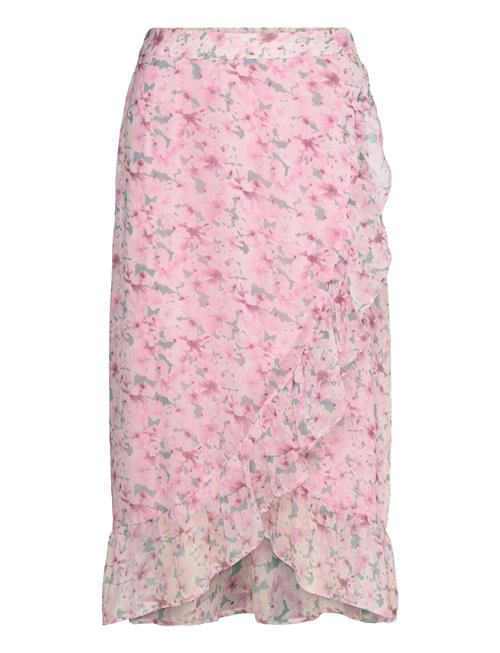 Vero Moda Vmsmilla H/W Wrap Skirt Wvn Ga Vero Moda Pink